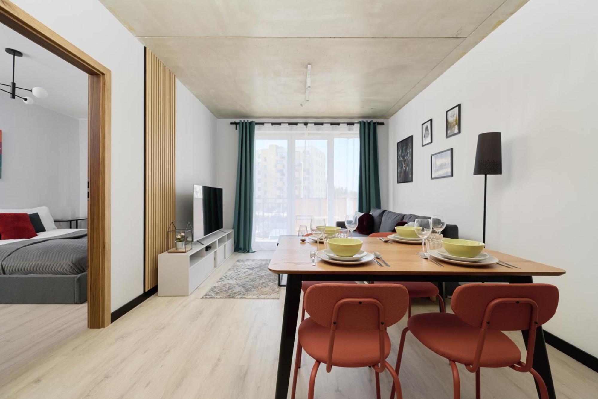 Fresh & Stylish Apartments In Poznan With Parking & Balcony By Noclegi Renters Exterior foto