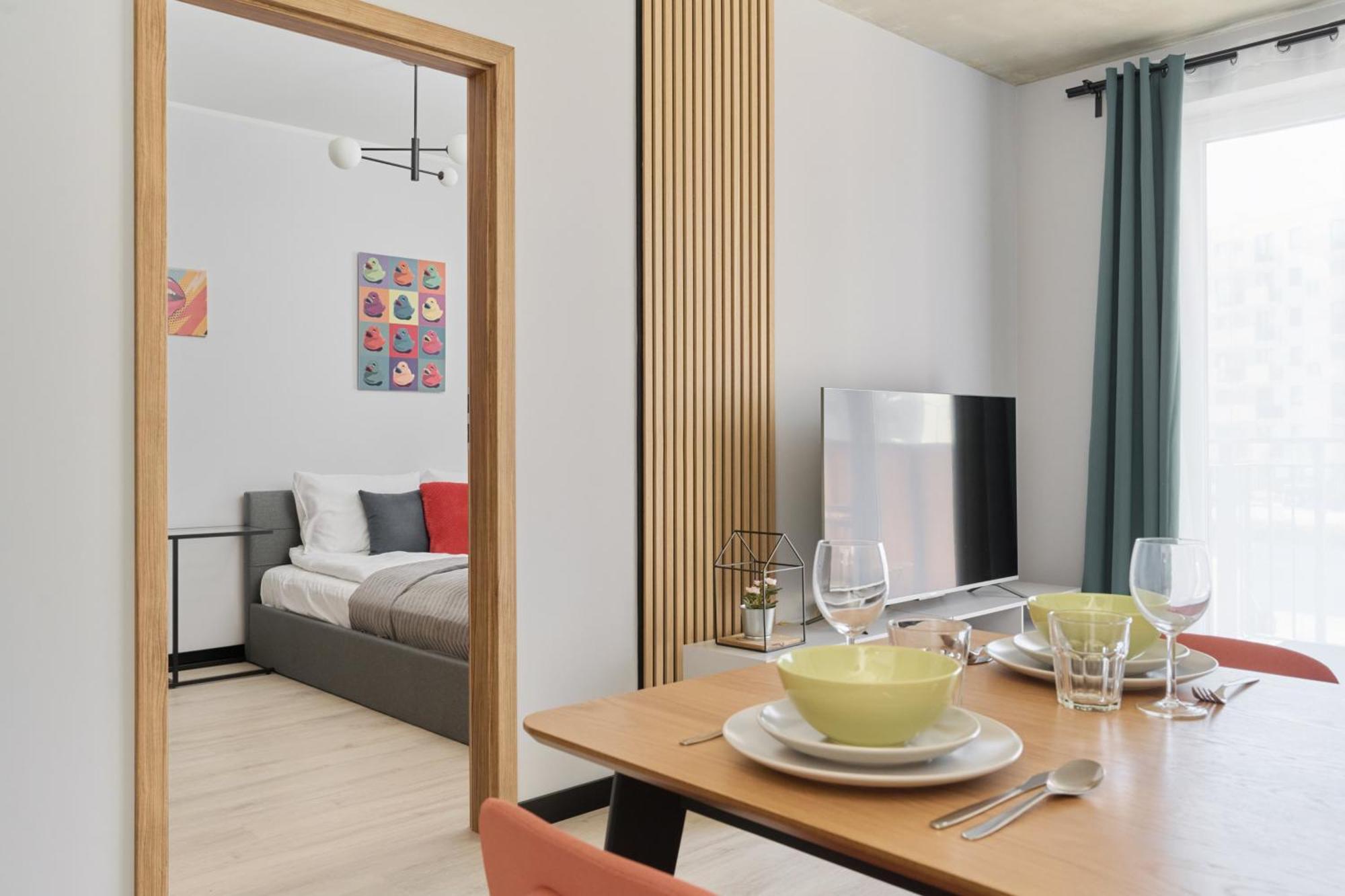 Fresh & Stylish Apartments In Poznan With Parking & Balcony By Noclegi Renters Exterior foto